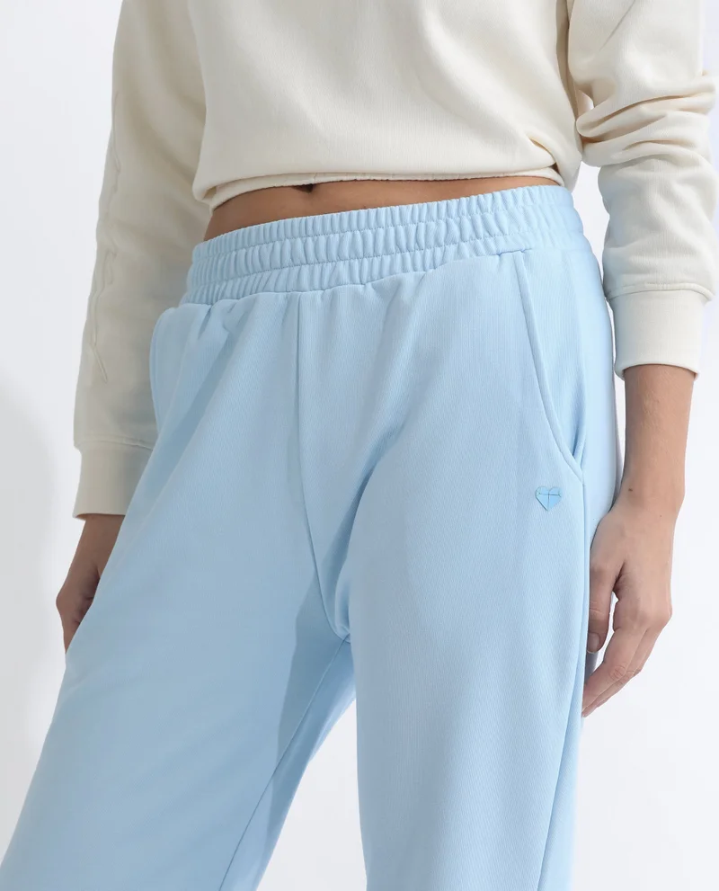 Rareism Women's Ankle-Length Straight Fit Trackpants