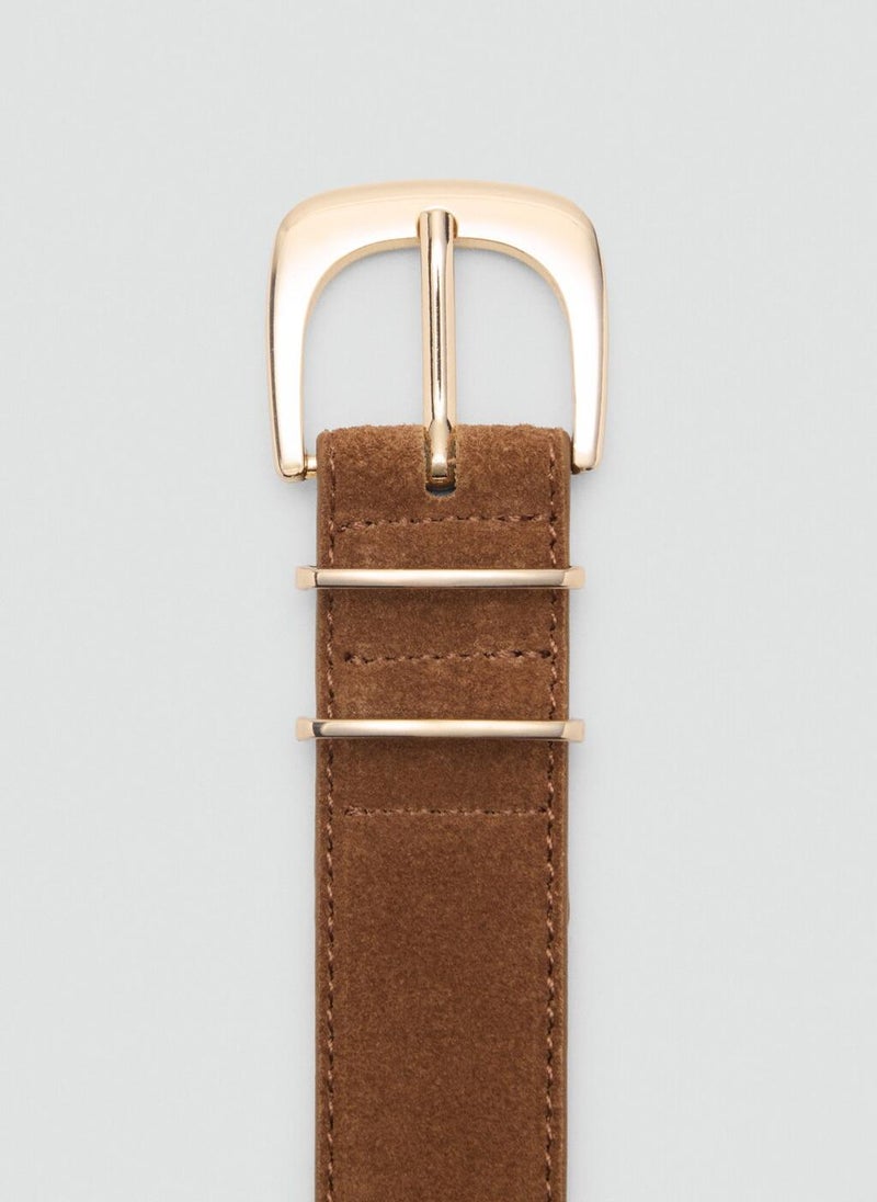 MANGO Suede Belt - Image 4