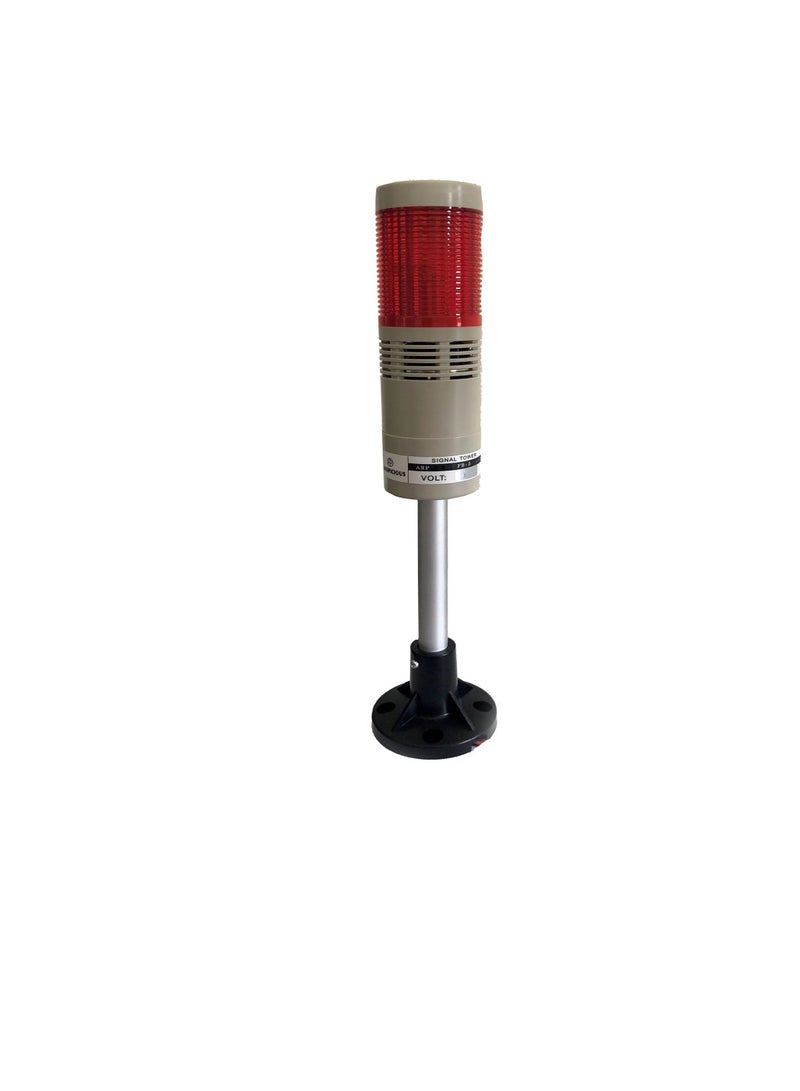 Auspicious Tower Light with Buzzer 50mm Red Flashing ARPFB5 24V - Image 3