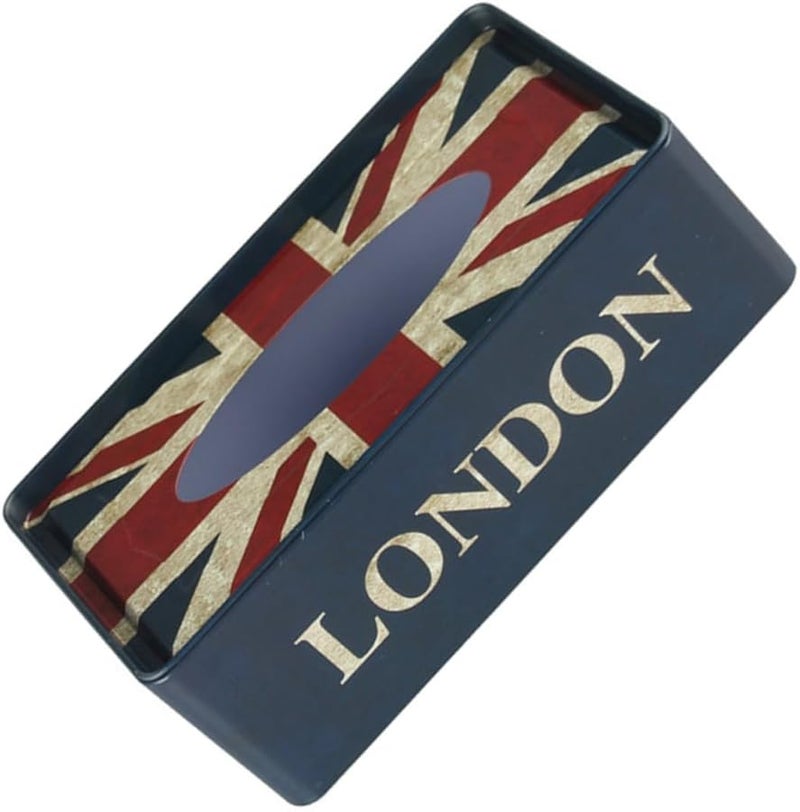 حامل علبة المناديل الحديدي لحفظ المناديل لتزيين غرفة المعيشة وغرفة النوم - Image 1