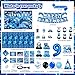 Mpanwen Gamer 9th Birthday Decorations for Boys Blue Video Game Level 9 Bday Party Decor Supplies for 9 Years Old Boy with Backdrop Banner Tablecloth Centerpieces Hanging Swirls Hat Wall Signs - Image 4