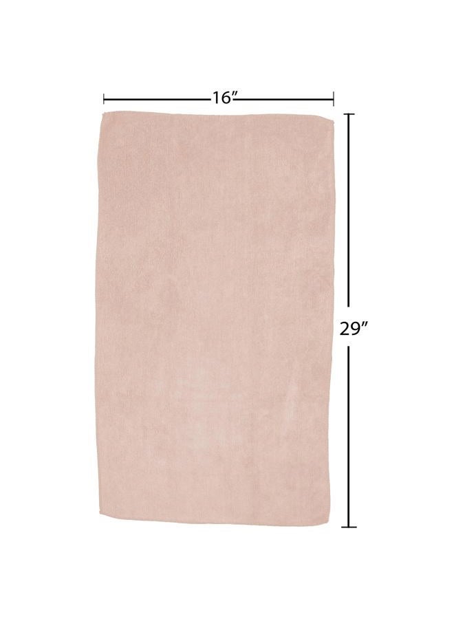 Fromm Softees Microfiber Salon Hair Towels for Hairstylists, Barbers, Spa, Gym in Light Pink, 16" by 29", 10 count Perfect Hair Care Towel for Drying Curly, Long, Wavy Hair - Image 5