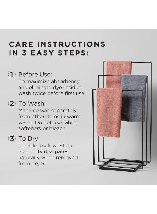 Fromm Softees Microfiber Salon Hair Towels for Hairstylists, Barbers, Spa, Gym in Light Pink, 16" by 29", 10 count Perfect Hair Care Towel for Drying Curly, Long, Wavy Hair - Image 4