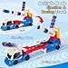 BainGesk Semi Truck Toys Car for 3 4 5 6 7 8 Years Old Boys Girls 28 Ejection and Shooting Truck with Light Sounds Includes 4 Race Cars 10 EVA Balls Large Car Toys Gifts for Toddler - Image 4