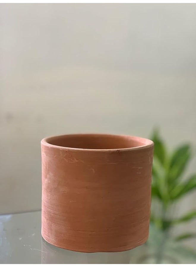 "Natural pottery planter"