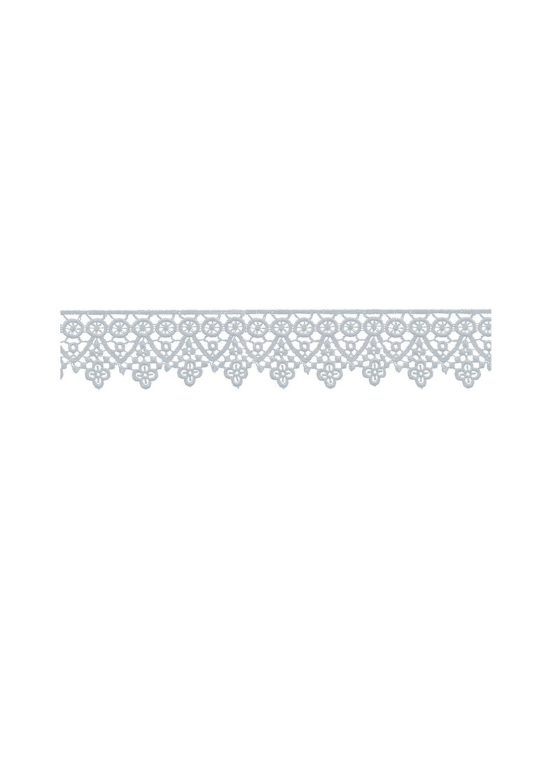 Crown Edge Venice Lace Trim 2in White - Image 3