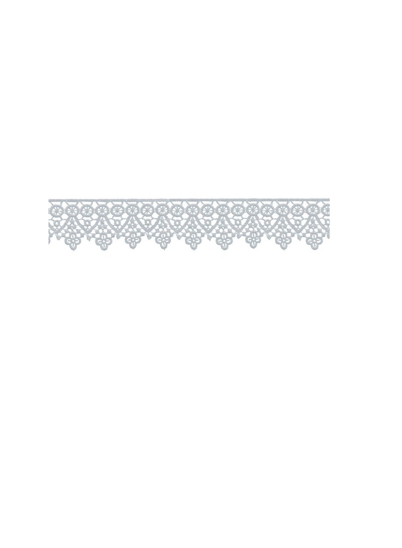 Crown Edge Venice Lace Trim 2in White - Image 1