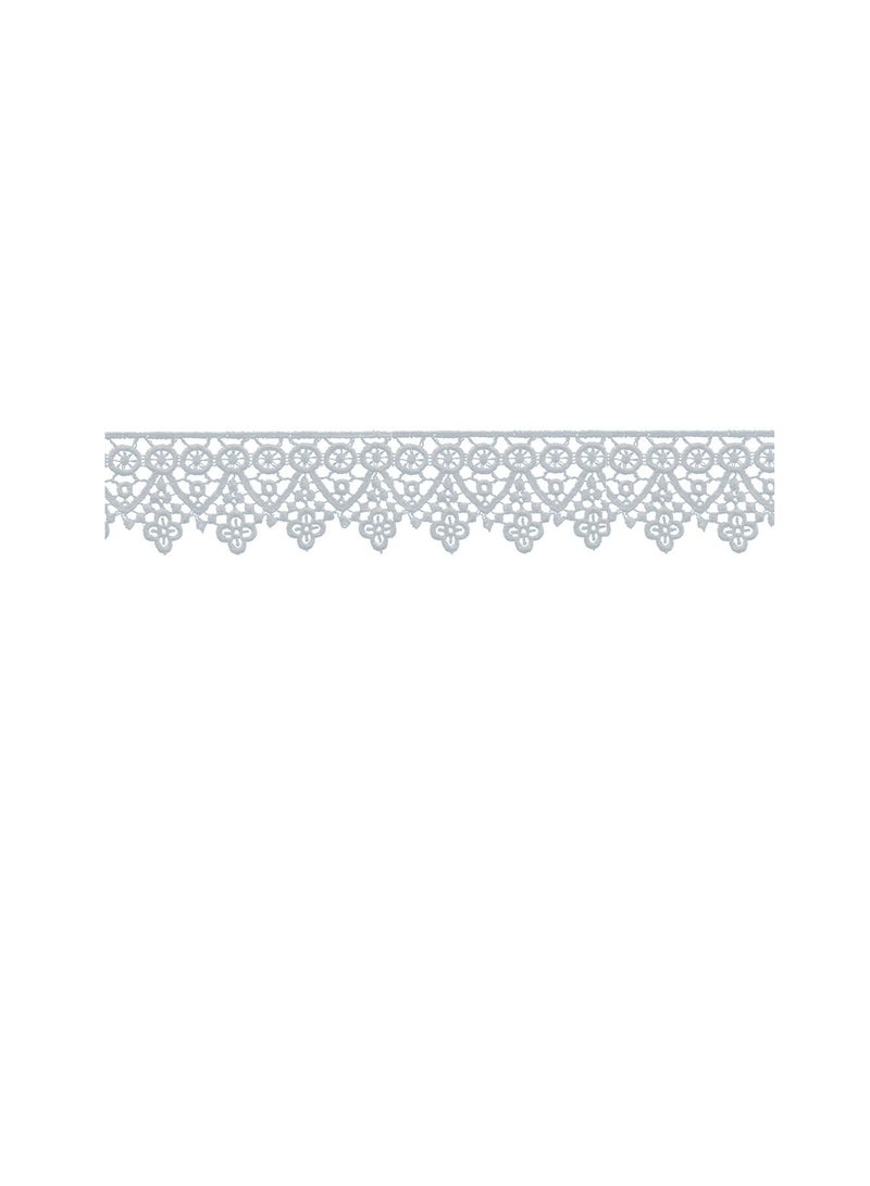 Crown Edge Venice Lace Trim 2in White - Image 2