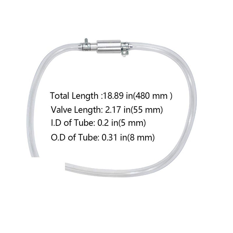 vbaxy Brake Bleeder Hose- One Way Check Valve Tube Bleeding Tool Kit for Motorcycle Clutch - Image 5