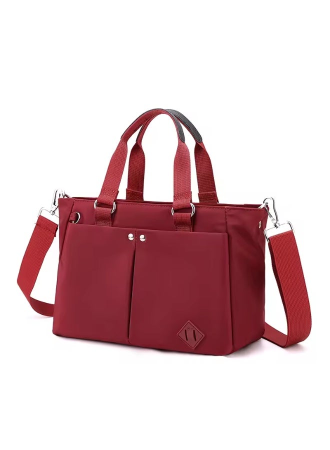 TOTE Bag waterproof , Women's Fashion Casual Versatile Multi-Pocket Rectangular Purse Suitable For Daily Use, Shopping, Commute, Shoulder Bag With Zipper Closure, Lightweight & Foldable Cloth Bag - Image 2