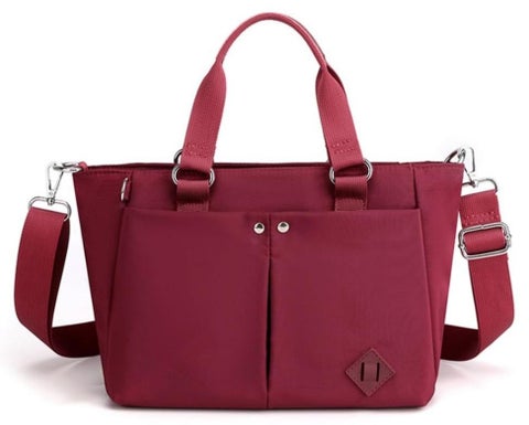 TOTE Bag waterproof , Women's Fashion Casual Versatile Multi-Pocket Rectangular Purse Suitable For Daily Use, Shopping, Commute, Shoulder Bag With Zipper Closure, Lightweight & Foldable Cloth Bag