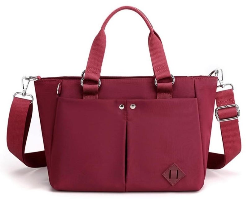 TOTE Bag waterproof , Women's Fashion Casual Versatile Multi-Pocket Rectangular Purse Suitable For Daily Use, Shopping, Commute, Shoulder Bag With Zipper Closure, Lightweight & Foldable Cloth Bag - Image 1