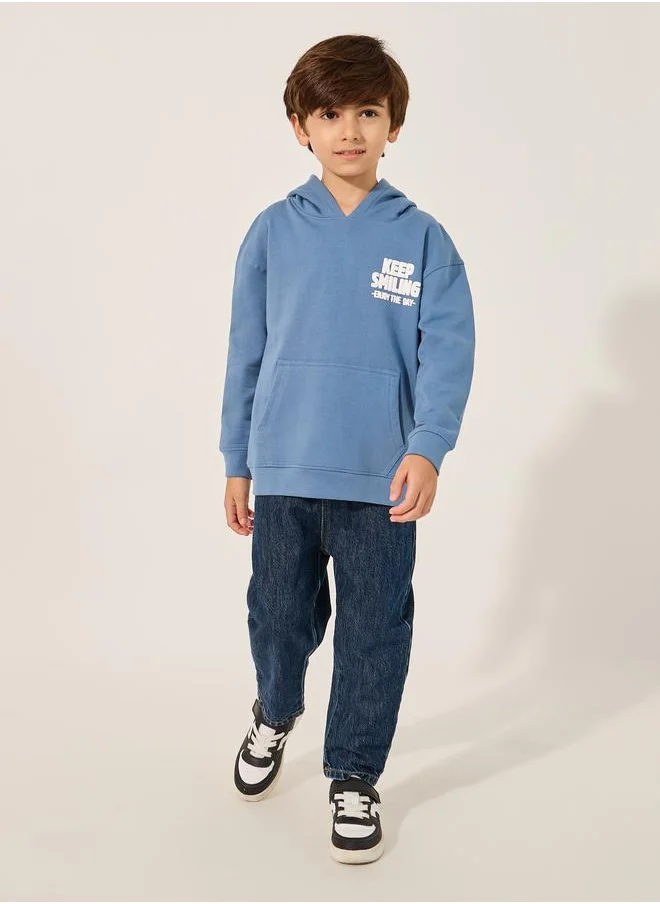 ستايلي Styli Graphic Printed Oversized Hoodie