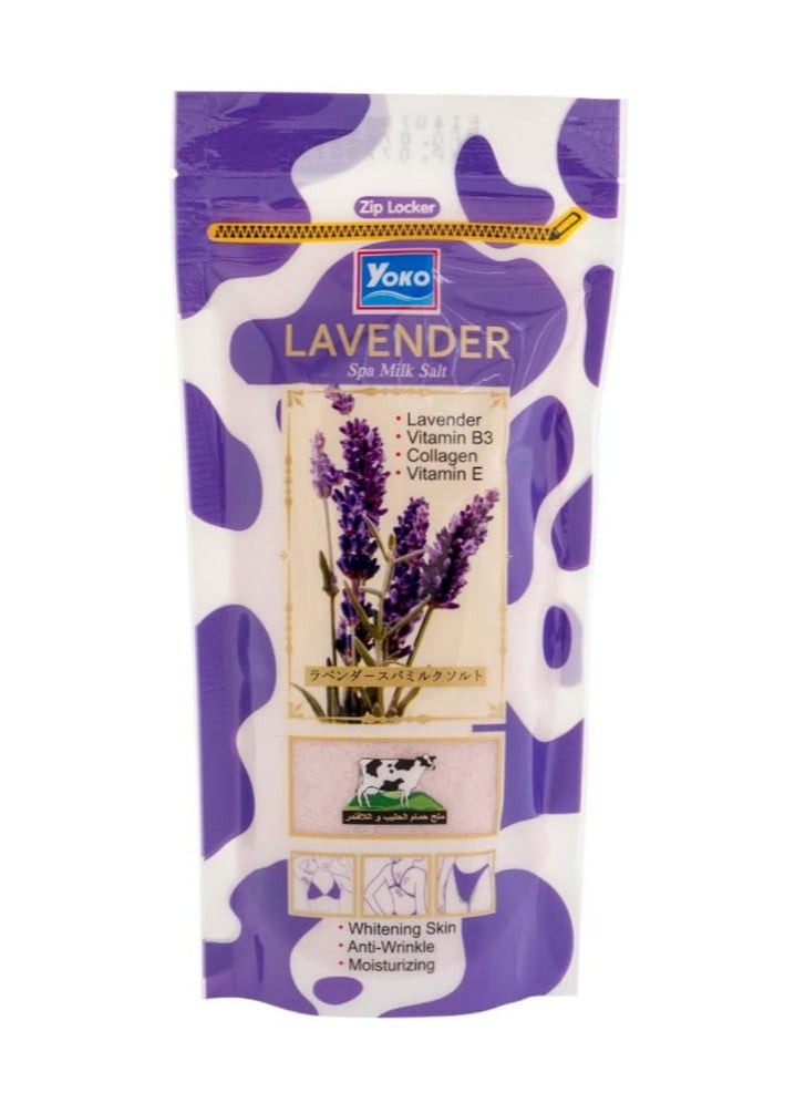YOKO - Yoko Spa milk salt with lavender to lighten and exfoliate the body - Image 1