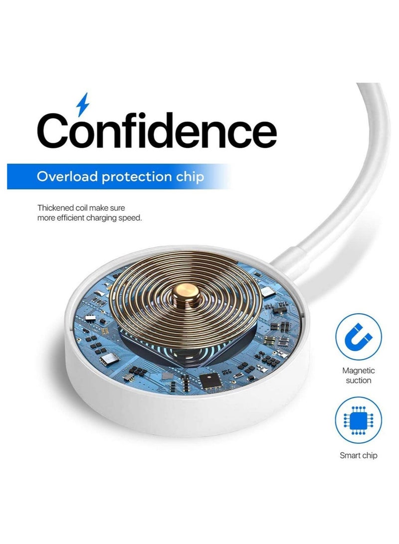 ELTRAZONE Wireless Charger Compatible for Apple Watch Series 6, 5, 4, 3, 2, 1 – Magnetic Charging Cable – Fast Charging Portable Charger - Image 5