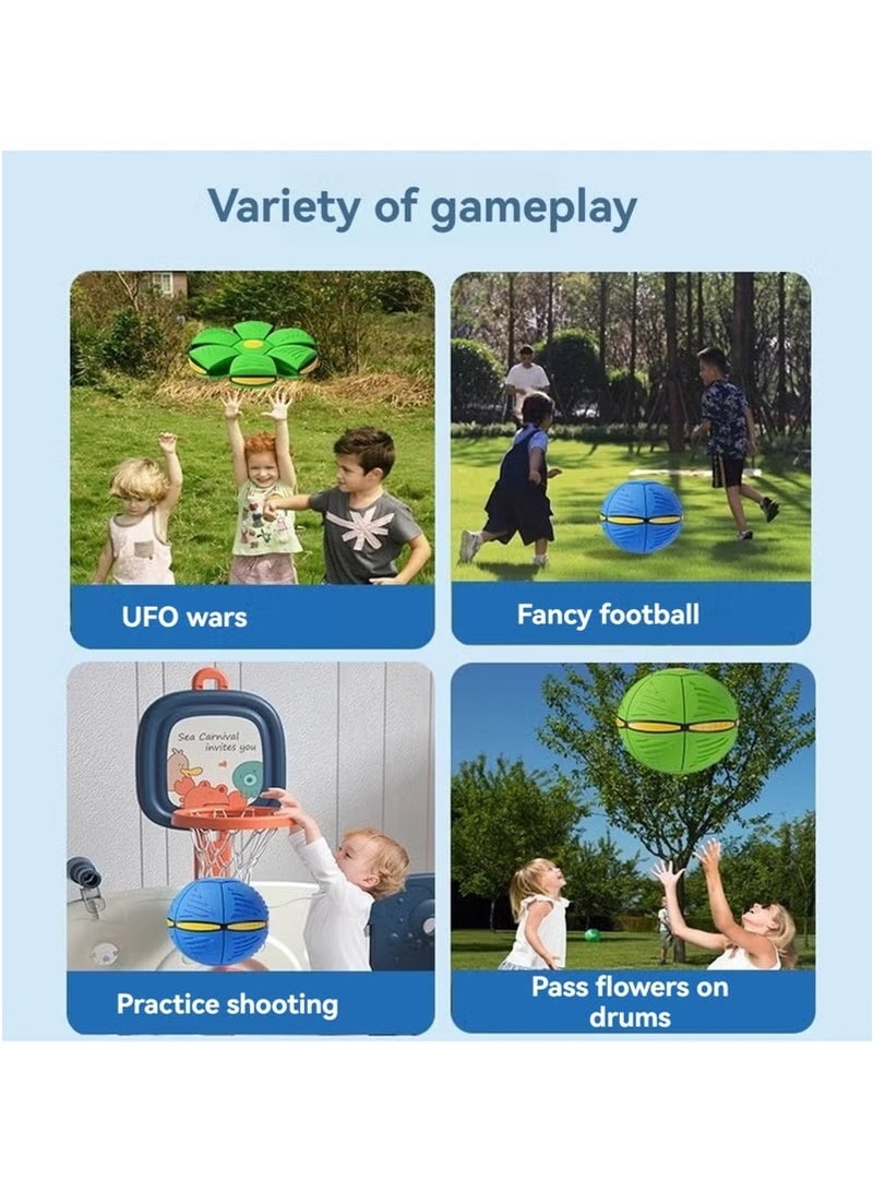 Blue Magic Flying Saucer Ball Magic Flying Ball Football Toy Stress Relief Children Outdoor Parent-Child Interactive Toy - Image 3