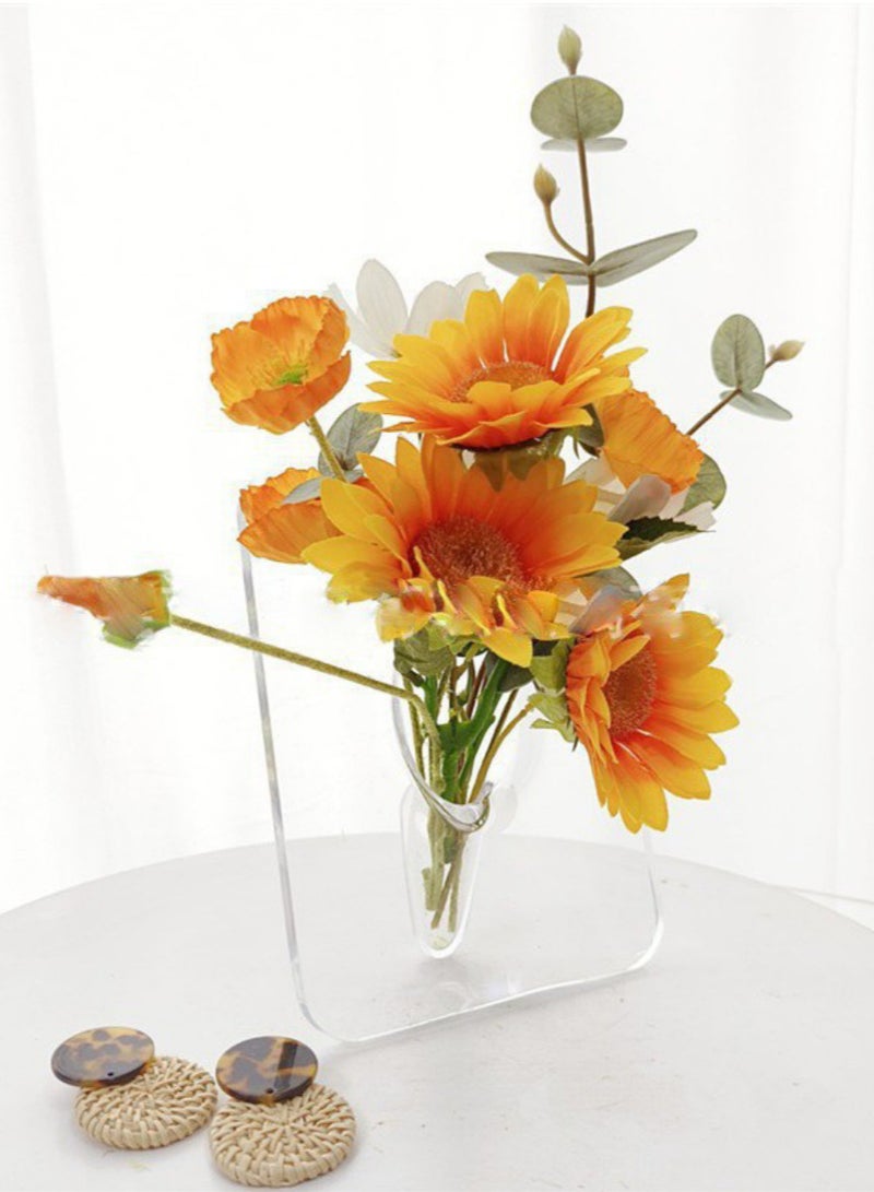 Acrylic Photo Frame Vase Hydroponic Flower Arrangement Device - Image 2