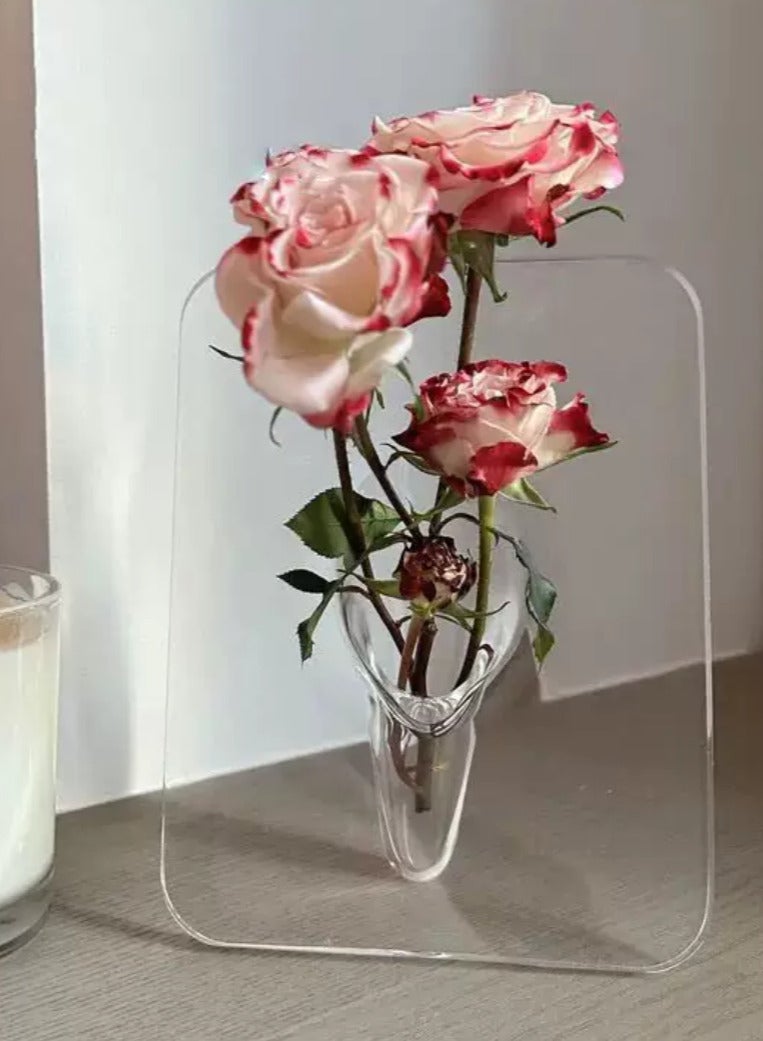 Acrylic Photo Frame Vase Hydroponic Flower Arrangement Device - Image 5