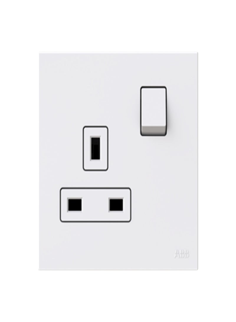 ABB AM22373 BL Socket outlet BS White - Zenit BS