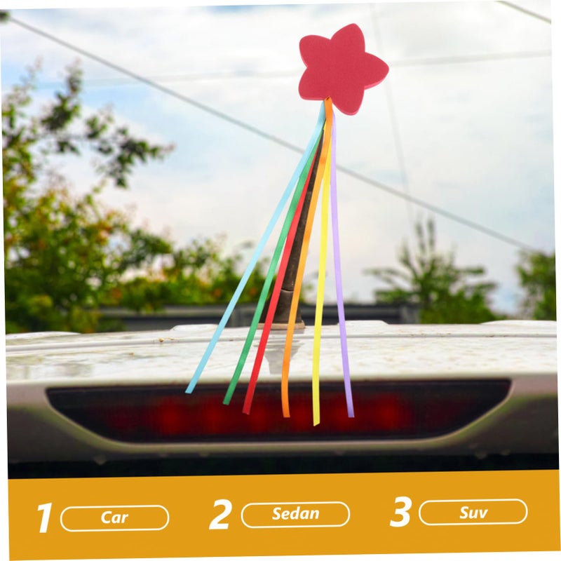 2 Pcs Car Antenna Toppers Unique Vehicle Roof Decoration for Outdoor Travel and Daily Use - Image 4