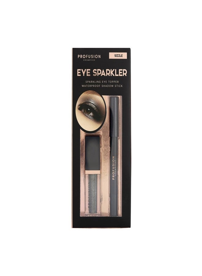 Profusion Cosmetics Eye Sparkler High Shine Glitter Liquid Eyeshadow (White) - Image 3