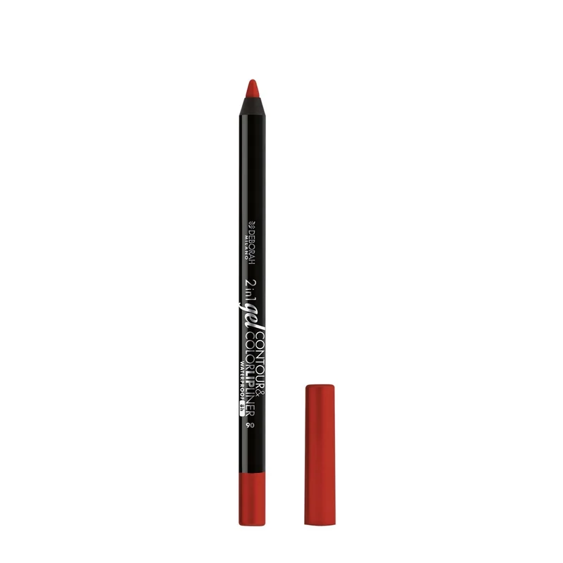 ديبورا ميلانو Deborah 2in1 Gel Contour & Color Lipliner Waterproof 06 Rubine