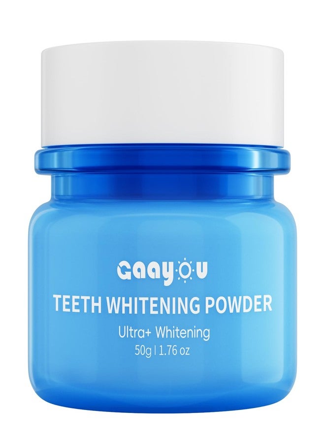 Gaayou Tooth Whitening Powder Remineralizing Teeth Whitening Powder Instant Tooth Powder Mint Flavor Teeth Whitener Toothpaste Powder for Tooth Stain Removal 50g/1.76oz - Image 1