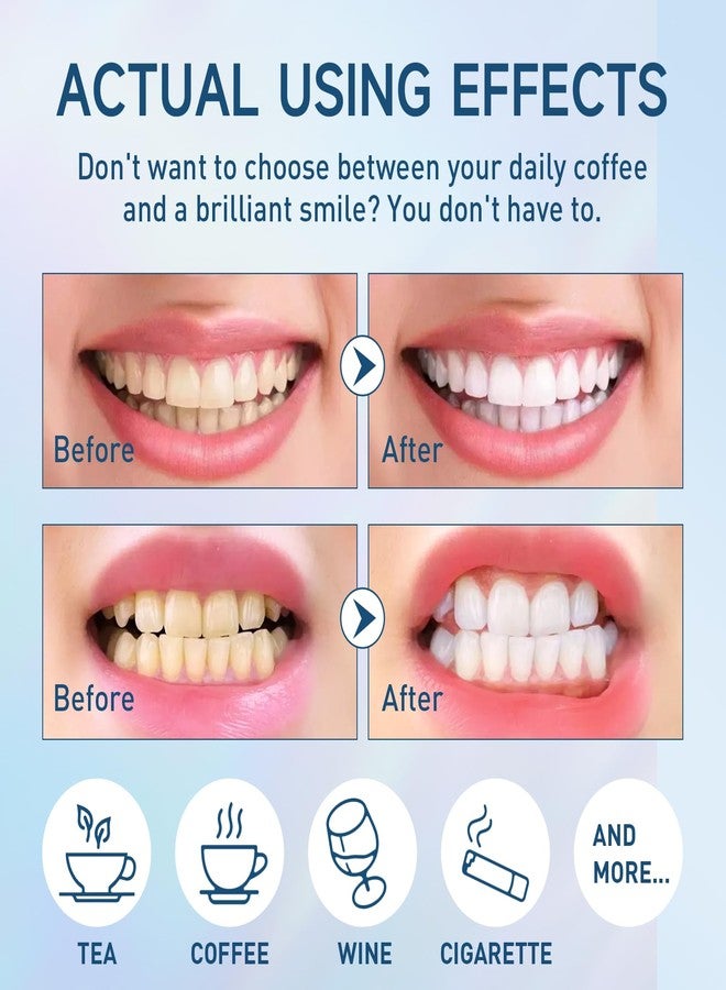 Gaayou Tooth Whitening Powder Remineralizing Teeth Whitening Powder Instant Tooth Powder Mint Flavor Teeth Whitener Toothpaste Powder for Tooth Stain Removal 50g/1.76oz - Image 3