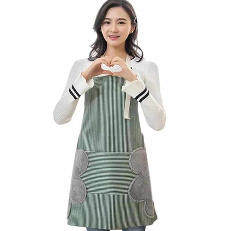 DOCAT Store Kitchen Apron with Wiping Hand Towel Apron for Women and Men with Big Pocket Unique Design Cooking Fits for Restaurant Home and Kitchen Accessories Items - Image 1