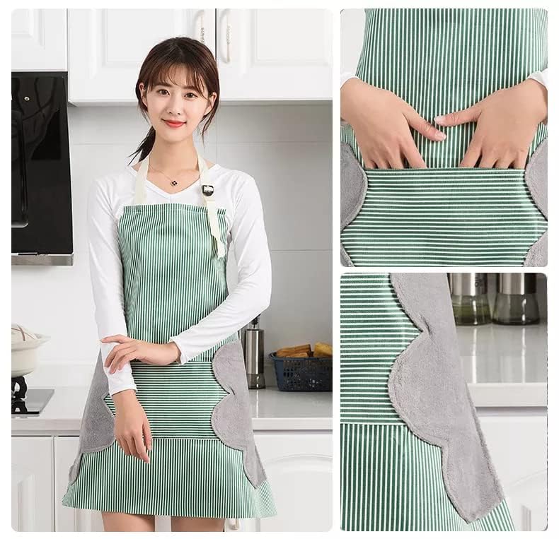 DOCAT Store Kitchen Apron with Wiping Hand Towel Apron for Women and Men with Big Pocket Unique Design Cooking Fits for Restaurant Home and Kitchen Accessories Items - Image 5