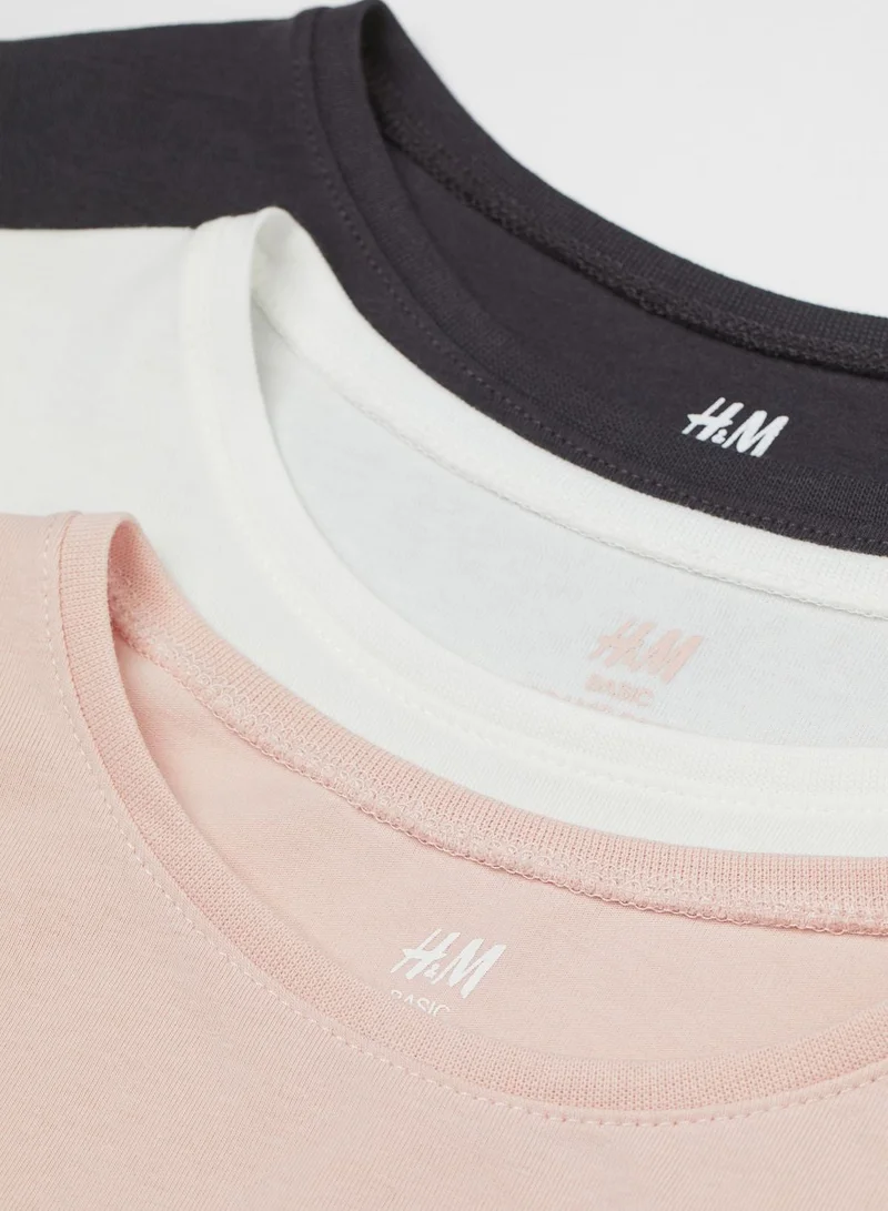 H&M Kids 3 Pack Essential T-Shirt