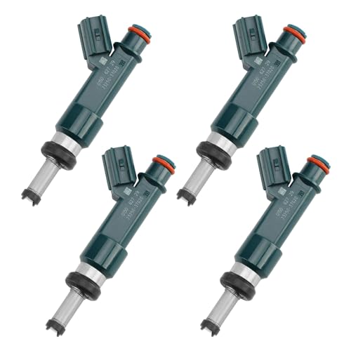 Gledewen حقن الوقود 12 ثقب 4 قطع، متوافق مع تويوتا بريوس 2010-2015 / بريوس V / لكزس CT200h محرك 1.8 لتر، استبدال# 23250-37020، 23250-37021، 23209-39195، 23209-39196 - Image 1