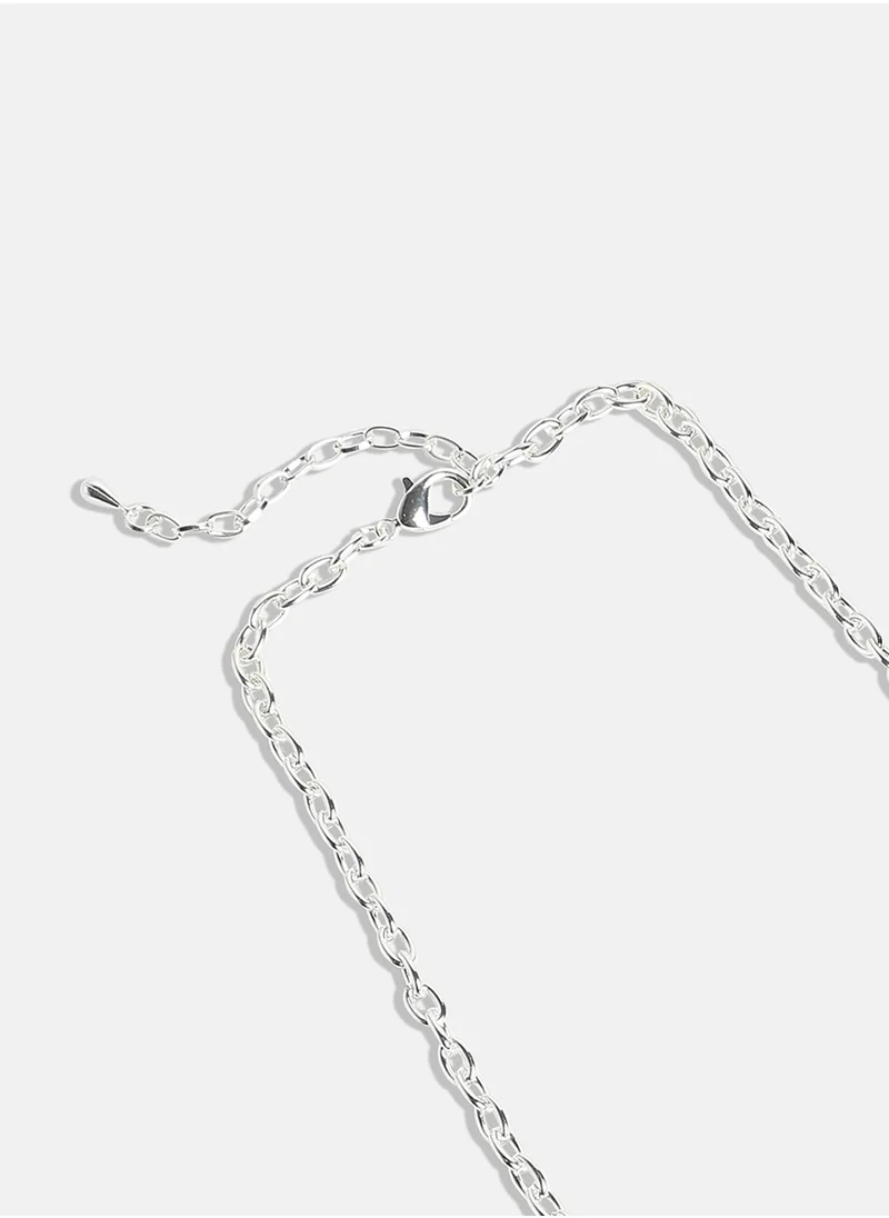 SOHI Black & Dented Abstract Jewellery Set