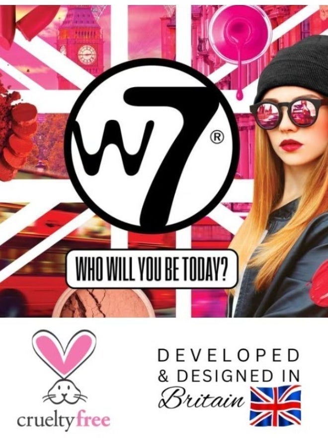 w7 Socialite Ultimate All-in-One Makeup Gift Set – Palette, Foundation, Contour, Primer - Image 2