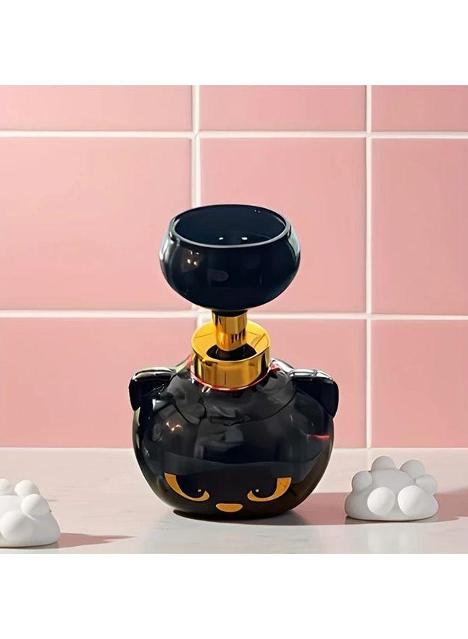 Cat Paw Foam Soap Dispenser Manual Pump Bottle Black Golden Pink Paw Print Phthalate Free - Image 2