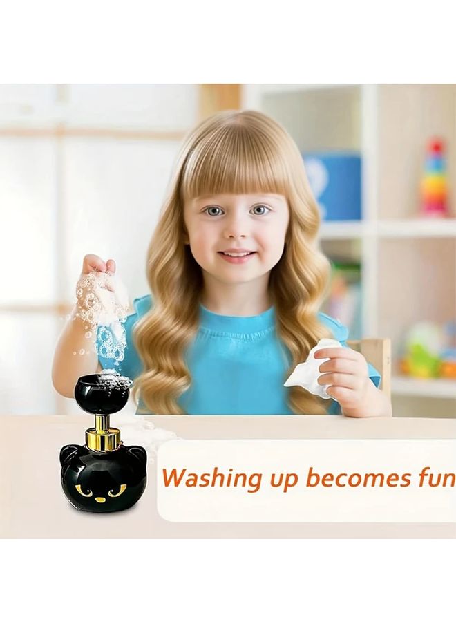 Cat Paw Foam Soap Dispenser Manual Pump Bottle Black Golden Pink Paw Print Phthalate Free - Image 5