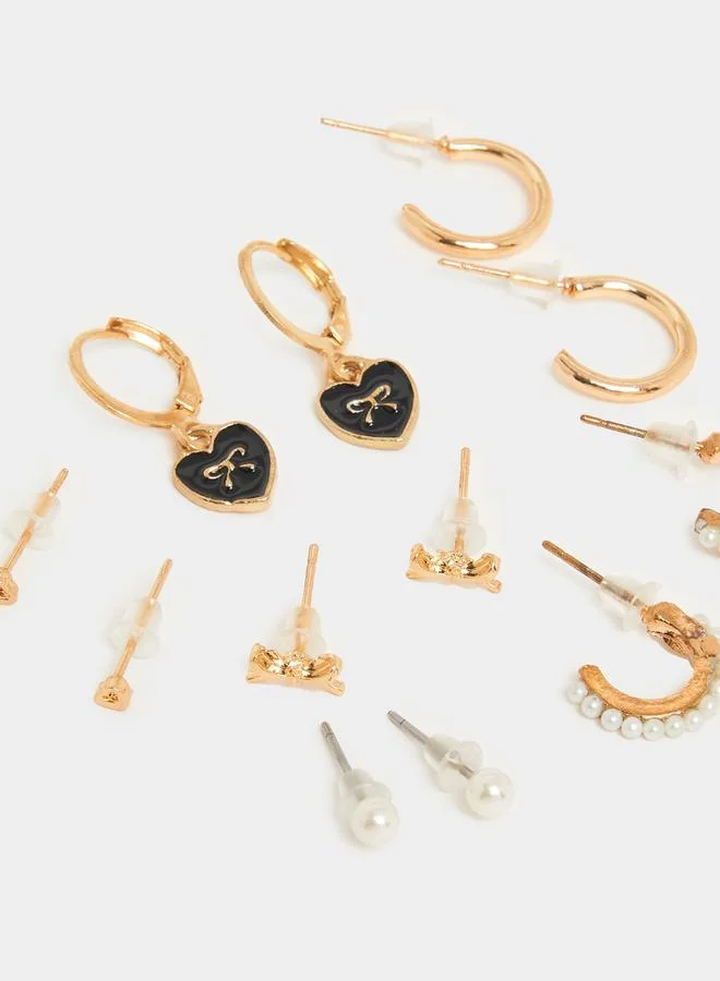 Styli Set of 6 - Heart Drop Assorted Earrings