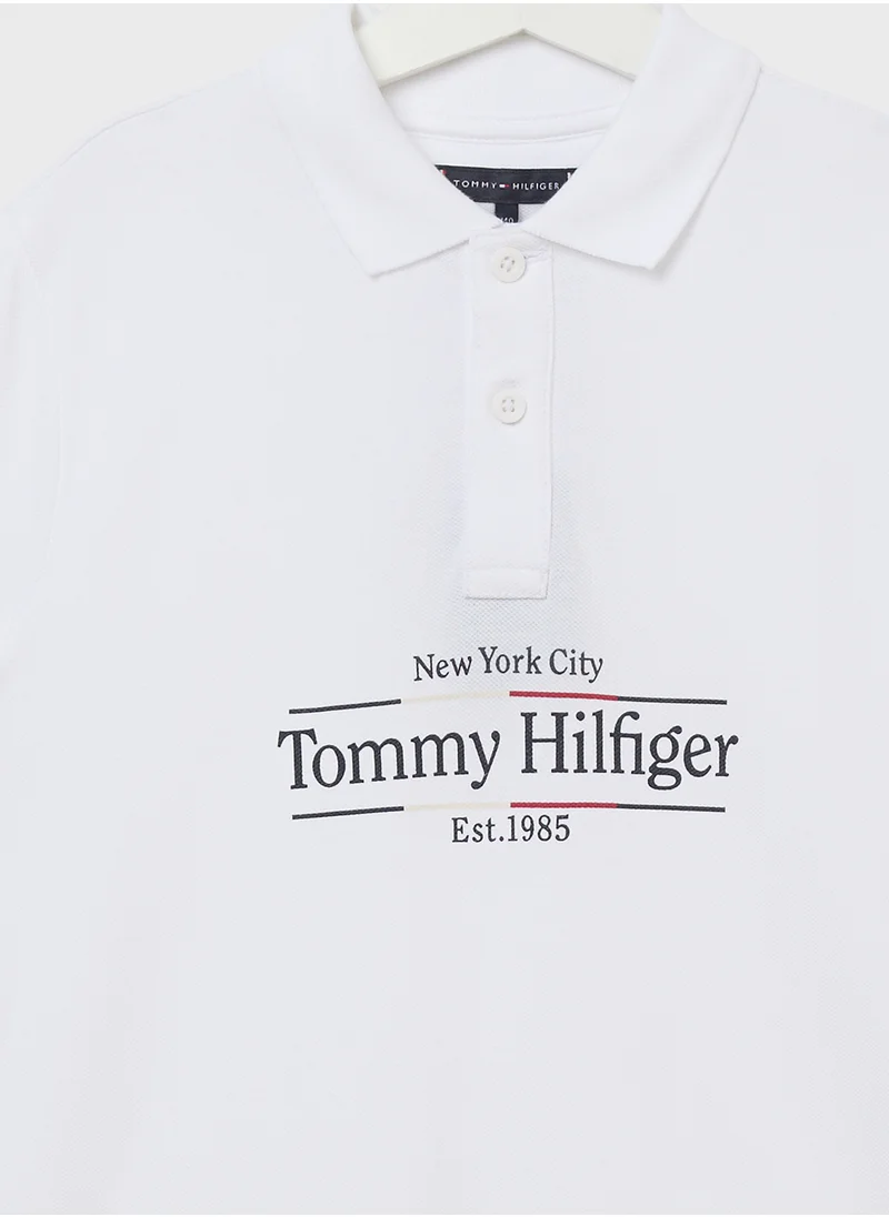 TOMMY HILFIGER Youth Logo Regular Polo