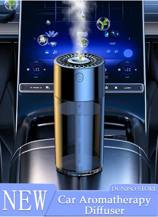 Portable Car Aromatherapy Diffuser Mini Air Purifier with 3 Gear Control, RGB Light, Type-C Fast Charge and Touch Control, Smart Air Freshener for Allergies, Dust and Odor Eliminator for Office Home - pzsku/Z59519FB14822DB82828FZ/45/_/1706606900/61f88e1c-5319-4d0b-887b-871ddf08a0ff