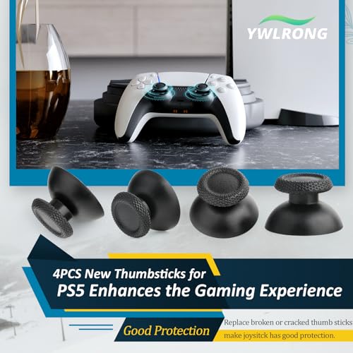 YWLRONG 4Pack Joysticks for PS5 TMR Electromagnetic Joystick Replacement for Sony PlayStation 5 PS5 Controller Anti-Drift Sticks with Thumbstick Accessories Parts with Repair Tools - Image 4
