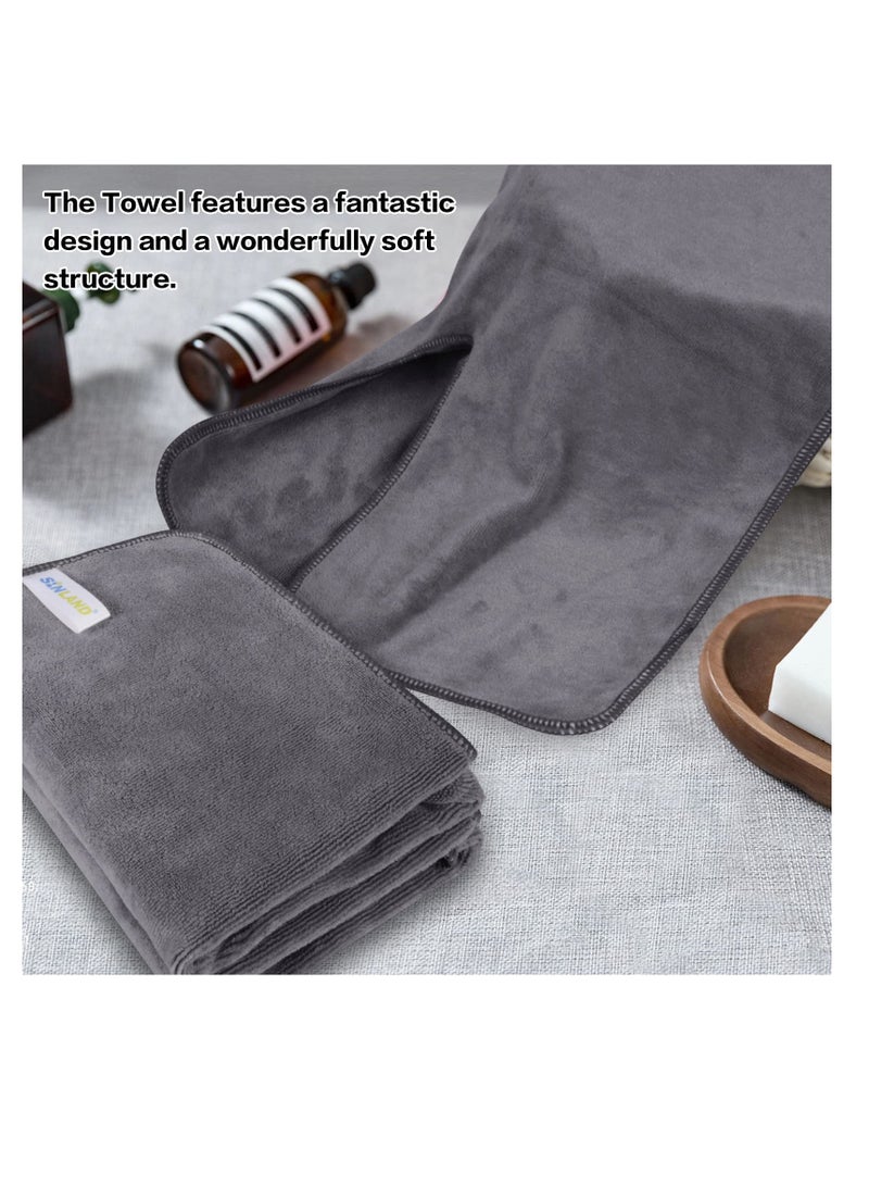 SYOSI Microfiber Esthetician Towels, 3PCS, For Facials Mask Removing Face Wrap Soft Facial Cloth with Split Design Spa Towels for Facial Steam Massage and Cleansing, Spa Steam Esthetician Supplies Salon - Image 1