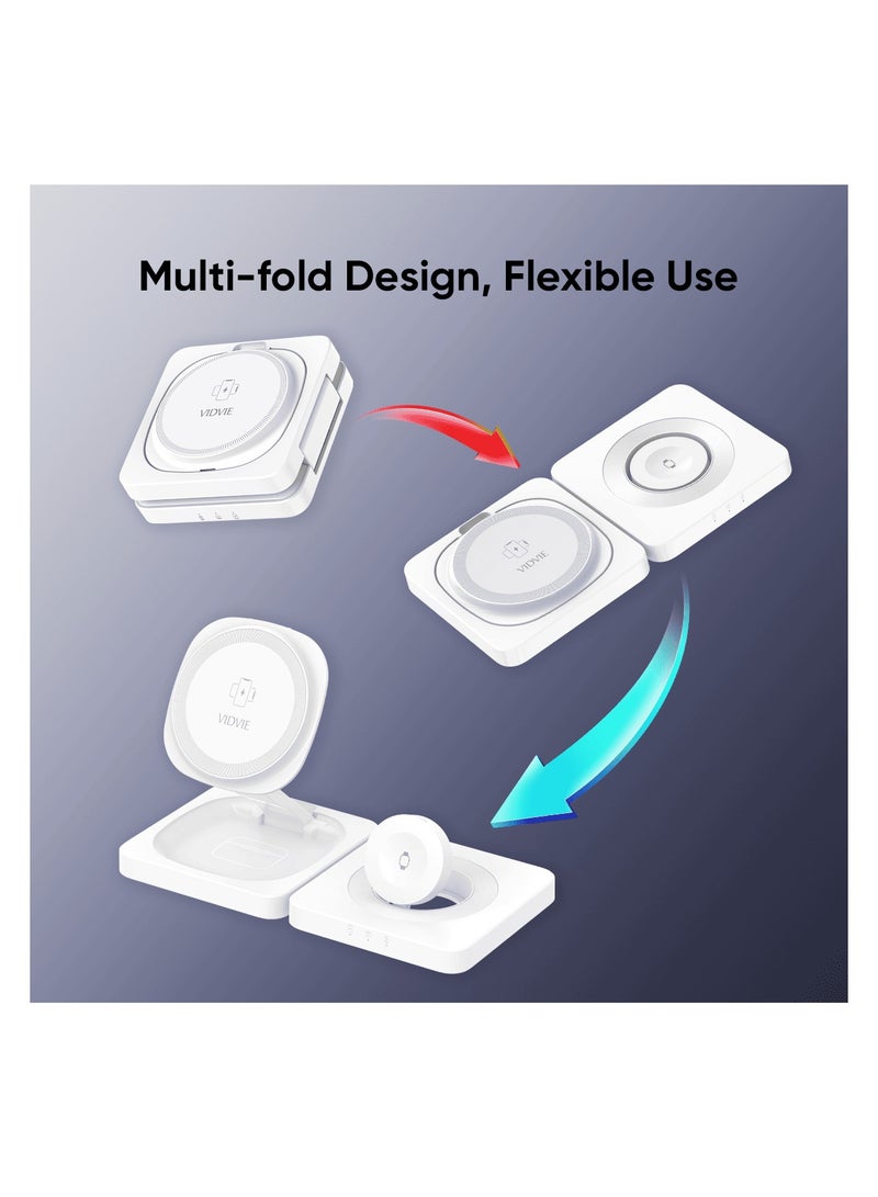 VidVie 4-in-1 Folding Magnetic Wireless Charging Stand - Image 2