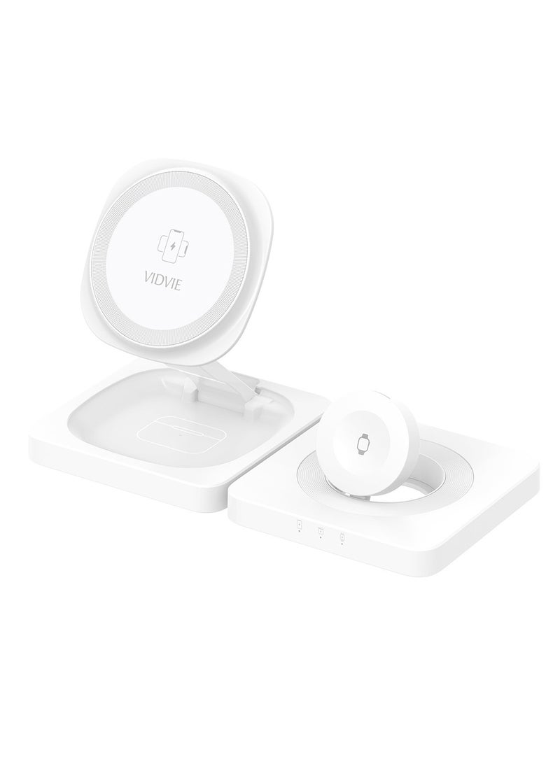 VidVie 4-in-1 Folding Magnetic Wireless Charging Stand - Image 1