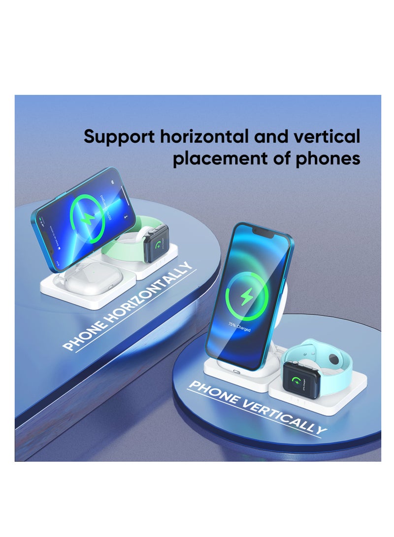 VidVie 4-in-1 Folding Magnetic Wireless Charging Stand - Image 4