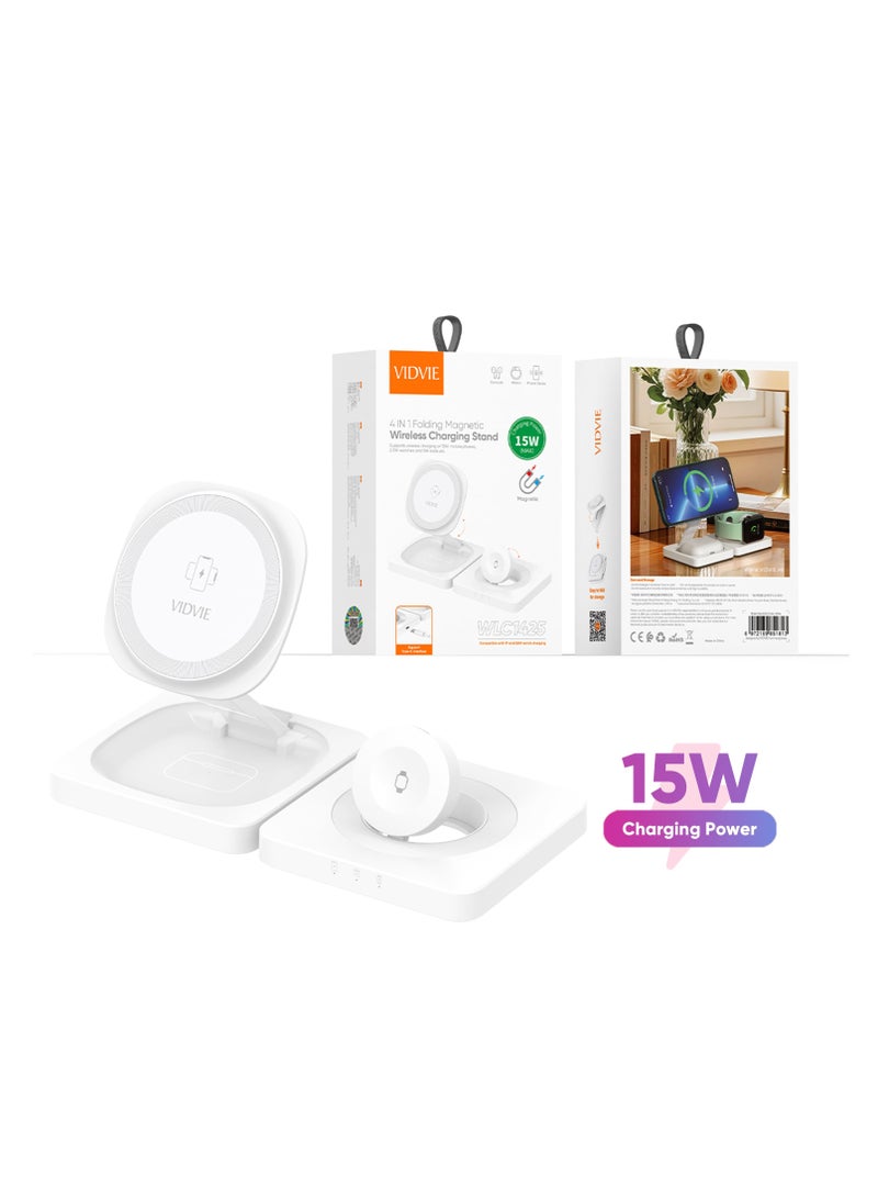 VidVie 4-in-1 Folding Magnetic Wireless Charging Stand - Image 5