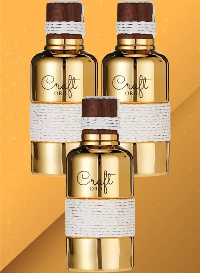 Vurv 3 Pieces Craft Oro Perfume 100ml EDP - Image 1