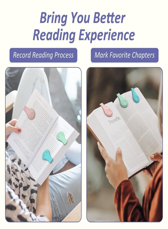 Vaszu Magnetic Silicone Bookmarks for Reading Book, 3 PCS Extra Strong Magnetic Book Mark Clip Cute Dolphin Book Page Holders Accessories Gift for Women, Men, Book Lovers, Teachers, Readers, Kids - Image 2