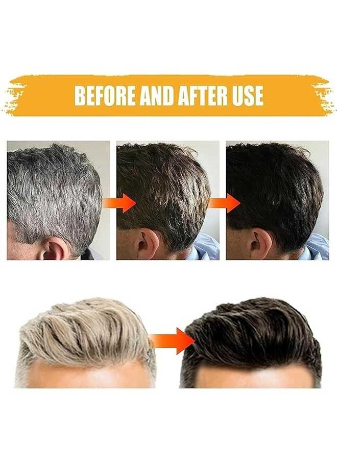 East Moon - Men's Grey Coverage Bar Shampoo Soap 50g, Remove Gray and Turn Black Hair Naturally, Dye Free Cleaning Shampoo Soap for Hair Growth and White Hair - Image 1