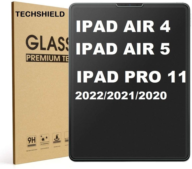 TECHSHIELD Tempered Glass Matte Screen Protector For Ipad Air 4/Air 5 (2020/2022) And Ipad Pro 11 2022/2021/2020/2018 (Transparent)(Case Friendly) - Image 1