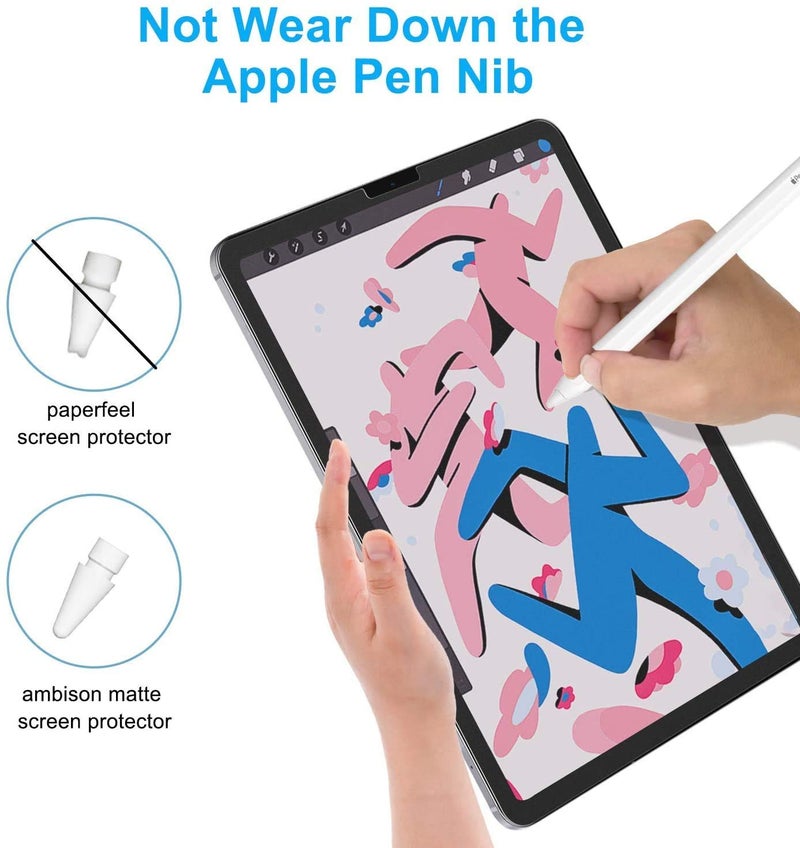 TECHSHIELD Tempered Glass Matte Screen Protector For Ipad Air 4/Air 5 (2020/2022) And Ipad Pro 11 2022/2021/2020/2018 (Transparent)(Case Friendly) - Image 2